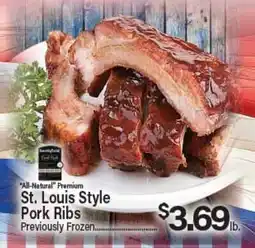 Angelo Caputo's Fresh Market All-Natural Premium St. Louis Style Pork Ribs offer