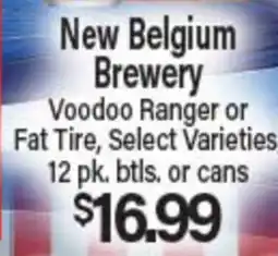 Angelo Caputo's Fresh Market New Belgium Brewery Voodoo Ranger or Fat Tire, Select Varieties offer