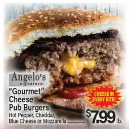 Angelo Caputo's Fresh Market Gourmet Cheese Pub Burgers offer