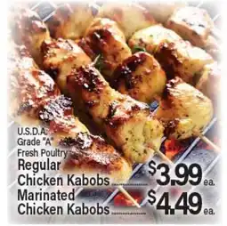 Angelo Caputo's Fresh Market Regular Chicken Kabobs Marinated Chicken Kabobs offer