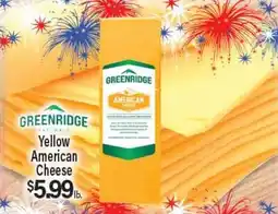 Angelo Caputo's Fresh Market GREENRIDGE Yellow American Cheese offer