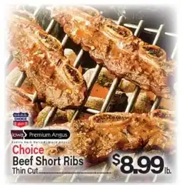 Angelo Caputo's Fresh Market Choice Beef Short Ribs offer