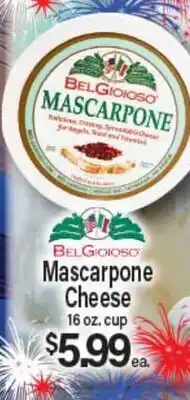 Angelo Caputo's Fresh Market Mascarpone Cheese offer
