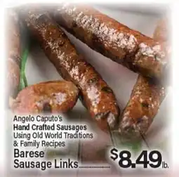 Angelo Caputo's Fresh Market Angelo Caputo's Hand Crafted Sausages offer
