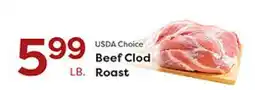 Rich's Fresh Market USDA Choice Beef Clod Roast offer