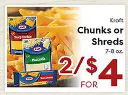 Rich's Fresh Market Kraft Chunks or Shreds offer
