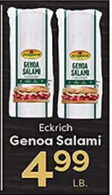 Rich's Fresh Market Eckrich Genoa Salami offer