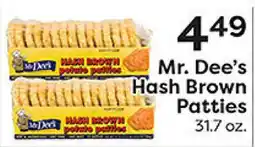Rich's Fresh Market Mr. Dee's Hash Brown Patties offer