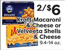 Rich's Fresh Market Kraft Macaroni & Cheese or Velveeta Shells & Cheese offer