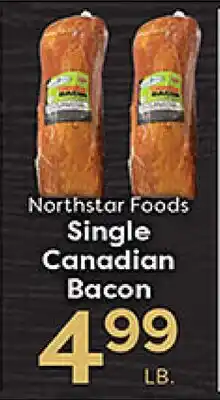 Rich's Fresh Market Northstar Foods Single Canadian Bacon offer