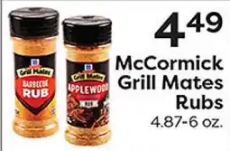 Rich's Fresh Market McCormick Grill Mates Rubs offer