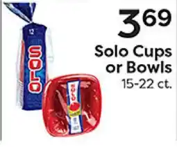 Rich's Fresh Market Solo Cups or Bowls offer