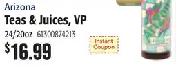 Restaurant Depot Arizona Teas & Juices, VP offer