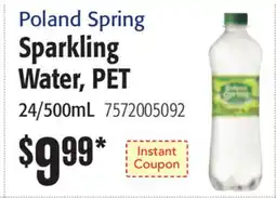 Restaurant Depot Poland Spring Sparkling Water, PET offer