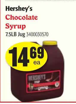 Restaurant Depot Hershey's Chocolate Syrup offer