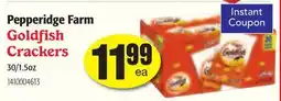 Restaurant Depot Pepperidge Farm Goldfish Crackers offer