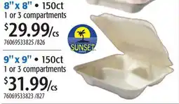 Restaurant Depot 8 x 8 β’ 150ct 1 or 3 compartments offer