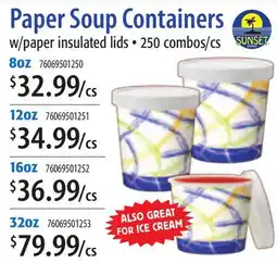 Restaurant Depot Paper Soup Containers offer