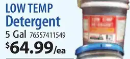 Restaurant Depot LOW TEMP Detergent offer