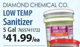 Restaurant Depot DIAMOND CHEMICAL CO. LOW TEMP Sanitizer offer