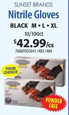 Restaurant Depot Nitrile Gloves offer