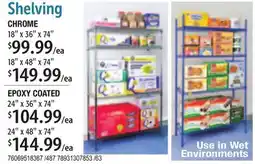 Restaurant Depot Shelving offer