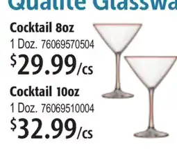 Restaurant Depot Cocktail 8oz Cocktail 10oz offer