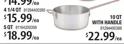 Restaurant Depot 10 QT WITH HANDLE offer