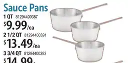 Restaurant Depot Sauce Pans offer