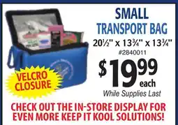 Restaurant Depot SMALL TRANSPORT BAG offer