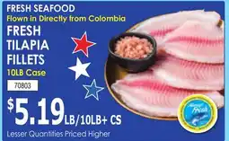 Restaurant Depot FRESH TILAPIA FILLETS offer