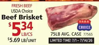 Restaurant Depot FRESH BEEF offer
