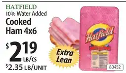 Restaurant Depot HATFIELD 10% Water Added Cooked Ham 4x6 offer