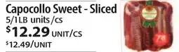 Restaurant Depot Capocollo Sweet - Sliced offer