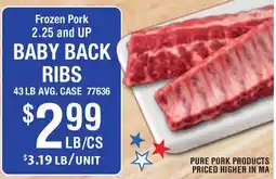 Restaurant Depot BABY BACK RIBS offer