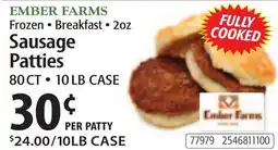 Restaurant Depot EMBER FARMS Sausage Patties offer