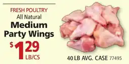 Restaurant Depot FRESH POULTRY All Natural Medium Party Wings offer