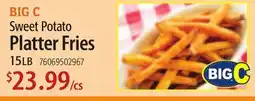 Restaurant Depot BIG C Sweet Potato Platter Fries offer