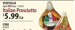 Restaurant Depot VERITALIA Italian Prosciutto offer