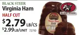 Restaurant Depot BLACK STEER Virginia Ham offer