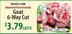 Restaurant Depot FROZEN LAMB Imported From Australia Goat 6-Way Cut offer