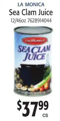 Restaurant Depot LA MONICA Sea Clam Juice offer