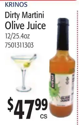 Restaurant Depot Dirty Martini Olive Juice offer
