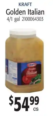 Restaurant Depot KRAFT Golden Italian offer