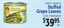 Restaurant Depot CHEF'S QUALITY Stuffed Grape Leaves offer