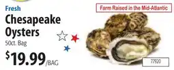 Restaurant Depot Fresh Chesapeake Oysters offer