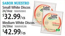 Restaurant Depot Small White Discos 24/14oz offer