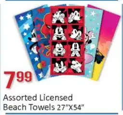 General Discount Assorted Licensed Beach Towels offer
