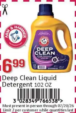 General Discount ARM & HAMMER Deep Clean Liquid Detergent offer