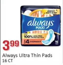 General Discount Always Ultra Thin Pads offer